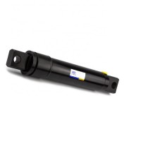 Snow plow single acting hydraulic cylinder